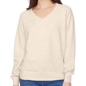Buffalo David Bitton Cream V-Neck Sweater